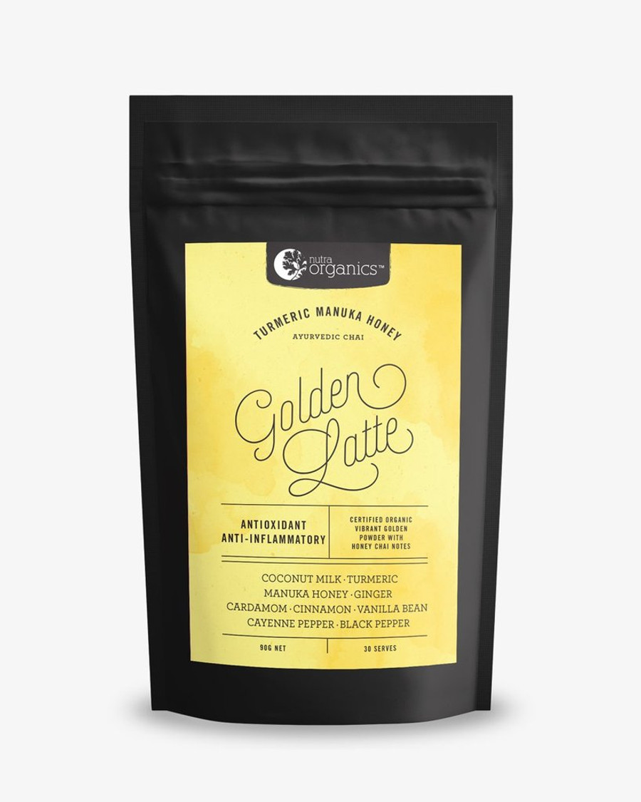 Nutra Organics Golden Latte (Tumeric & Manuka Honey) Powder 90g