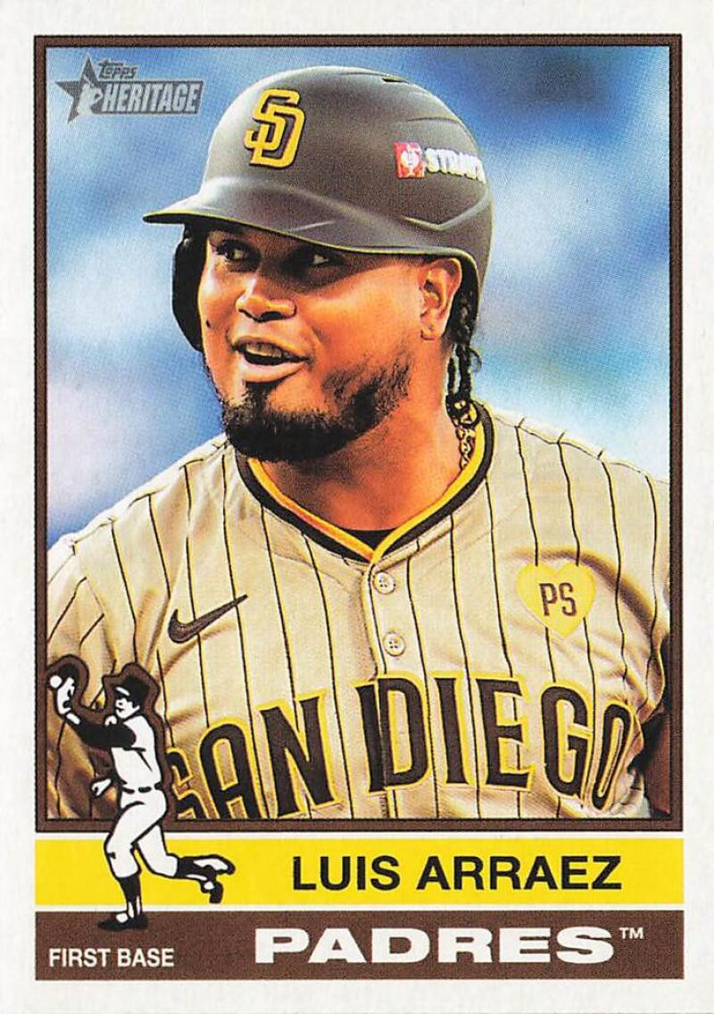2025 Topps Heritage #39 Luis Arraez NM-MT San Diego Padres - Under