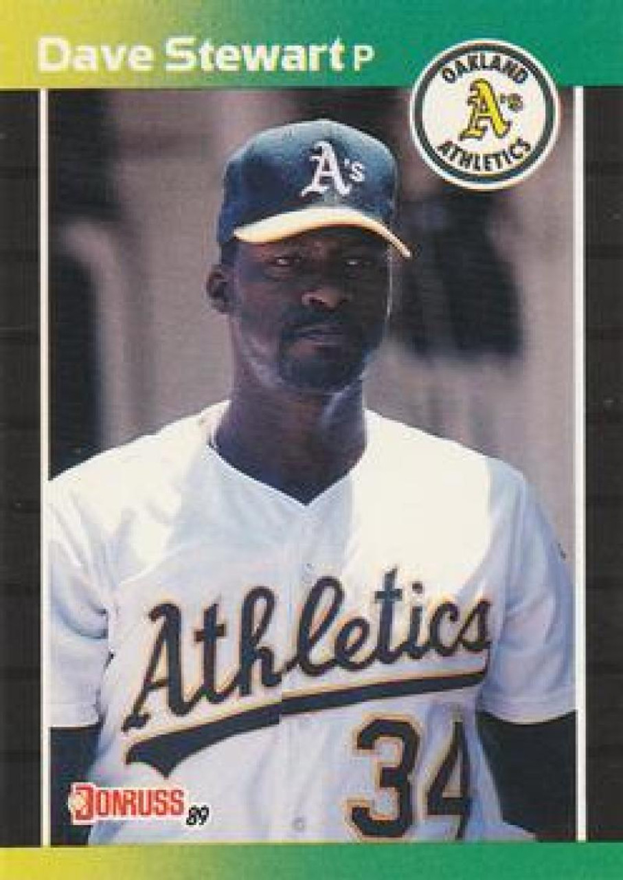 1989 Donruss #214 Dave Stewart NM-MT Oakland Athletics - Under the