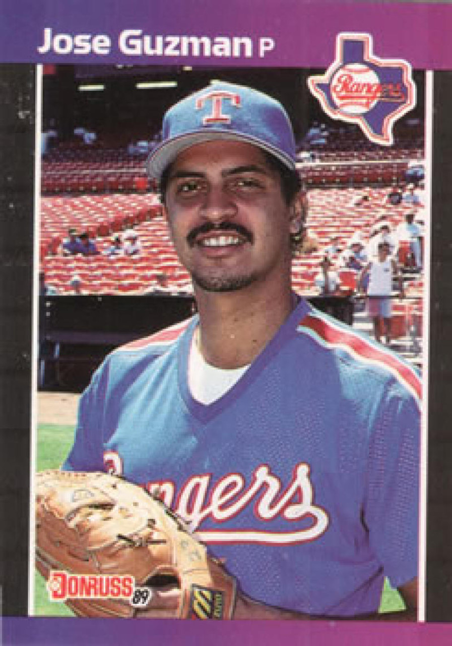 Jose Guzman autographed Baseball Card (Texas Rangers) 1987