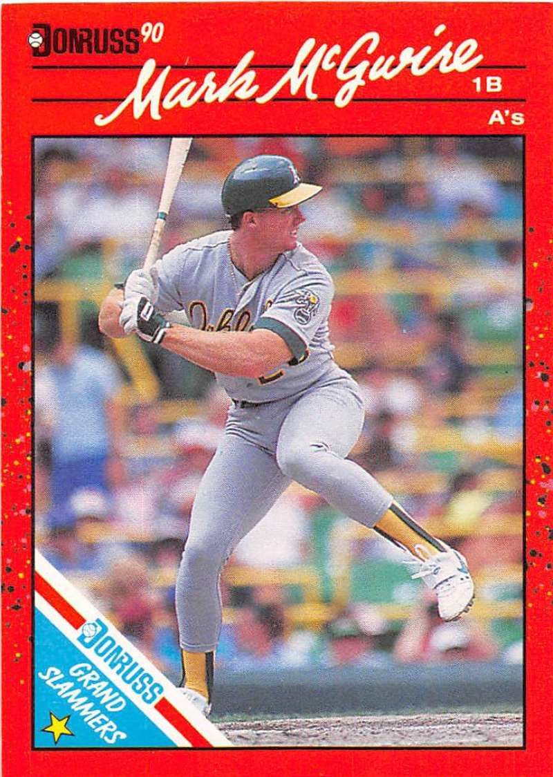 1990 Donruss Grand Slammers #4 Mark McGwire NM-MT Oakland