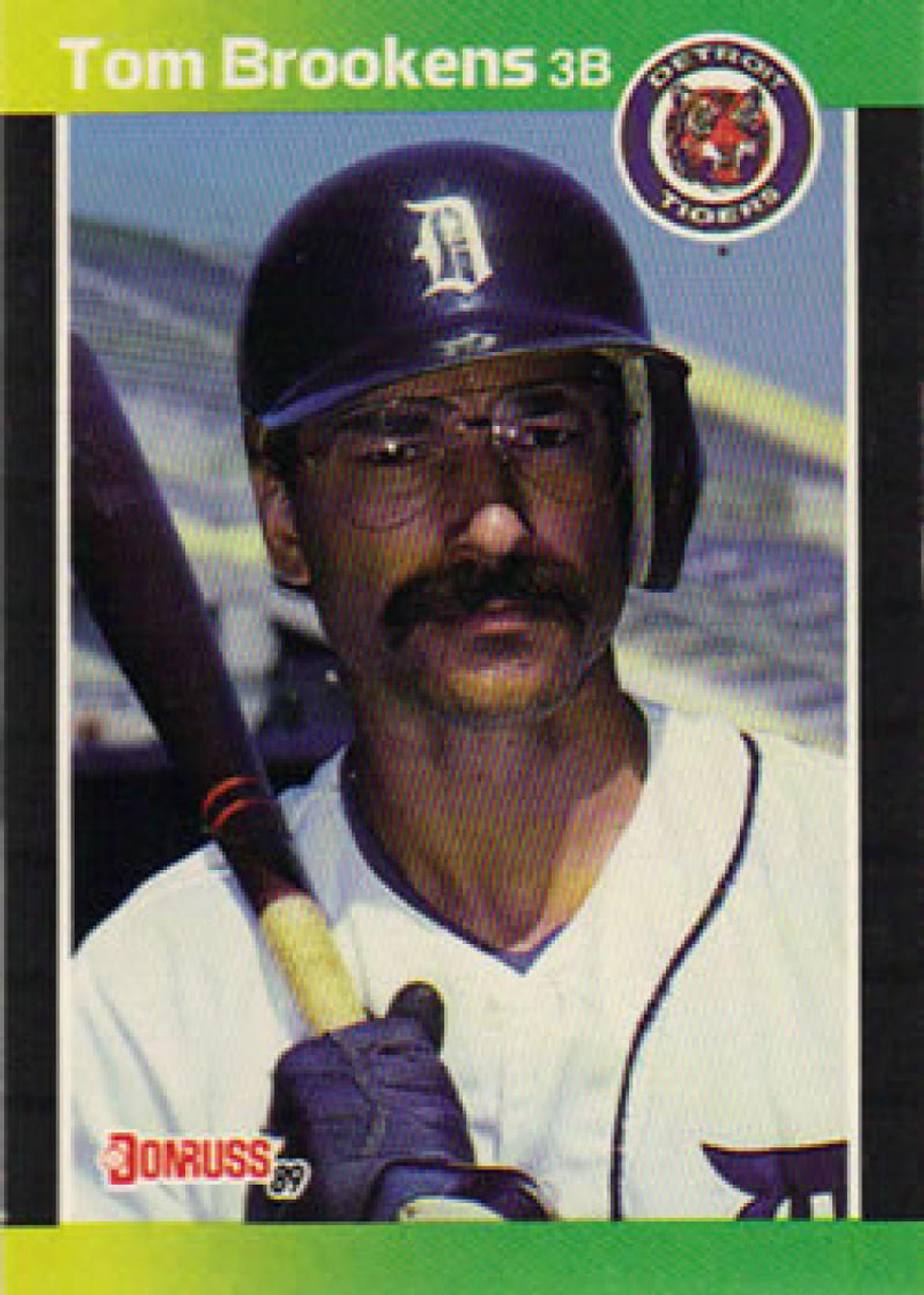 1981 Donruss Tom Brookens 6 Detroit Tigers Baseball Card