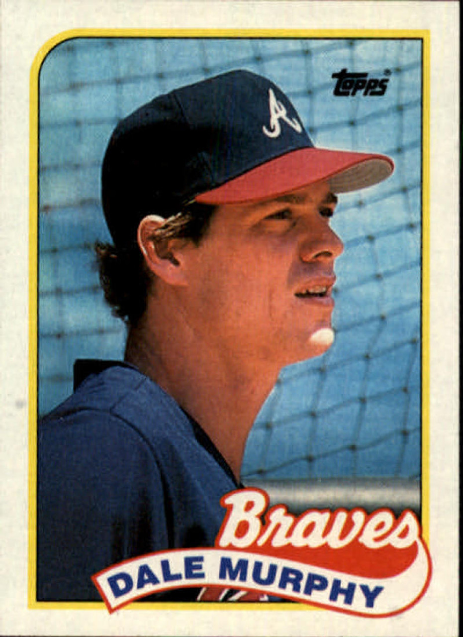 Dale Murphy Signed 1987 Topps #490 Atlanta Braves Baseball Card