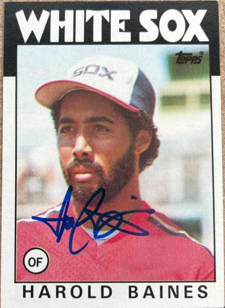 Harold Baines Autograph Regular Ticket