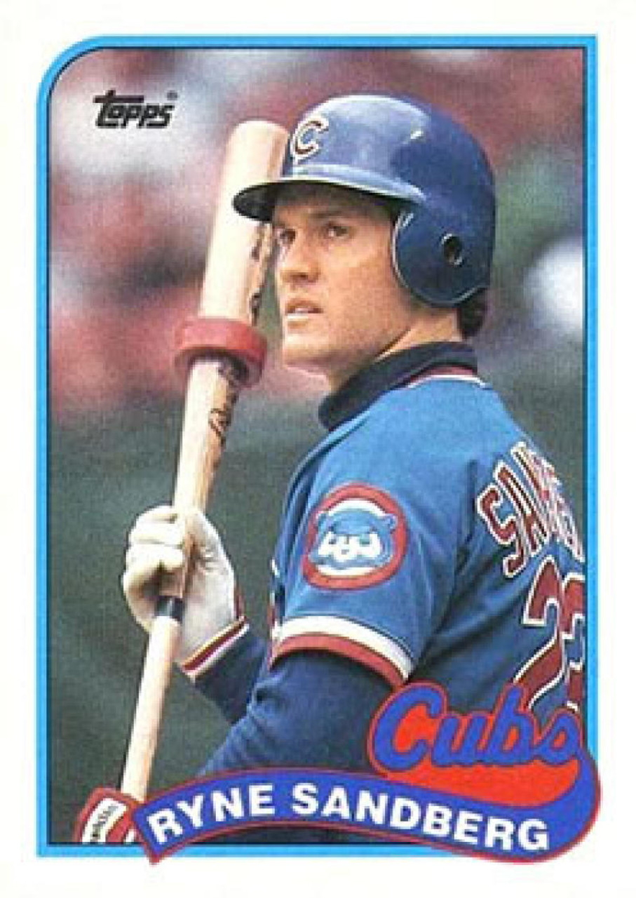 Ryne Sandberg 1989 Topps #387 Chicago Cubs Baseball Card
