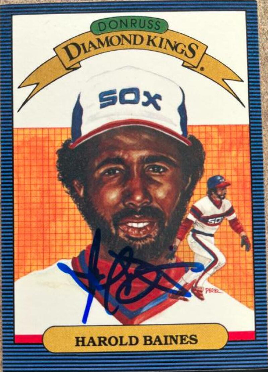 Harold Baines Autographed 1986 Donruss #180 - Under the Radar Sports