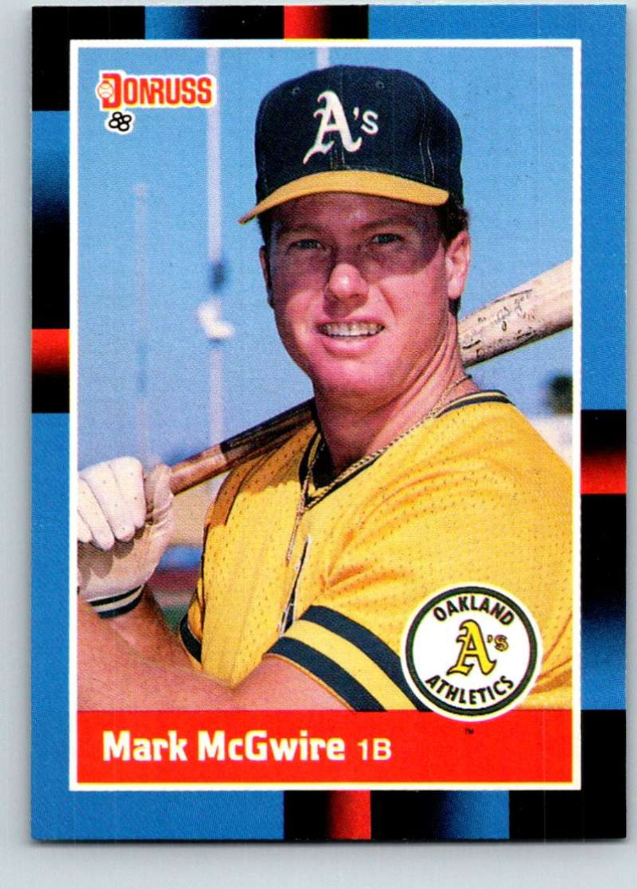 1988 Donruss #256 Mark McGwire NM-MT Oakland Athletics - Under the