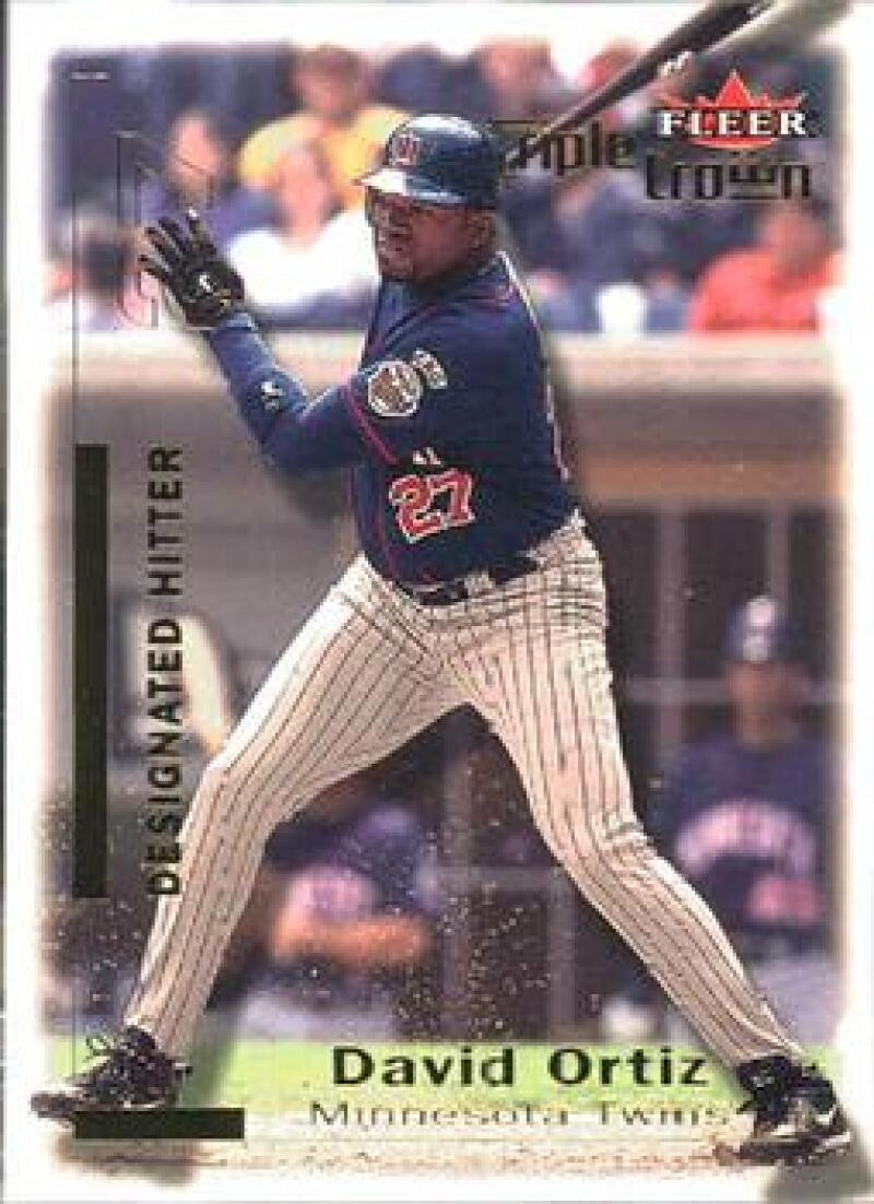2001 Fleer Triple Crown #39 David Ortiz NM-MT Minnesota Twins