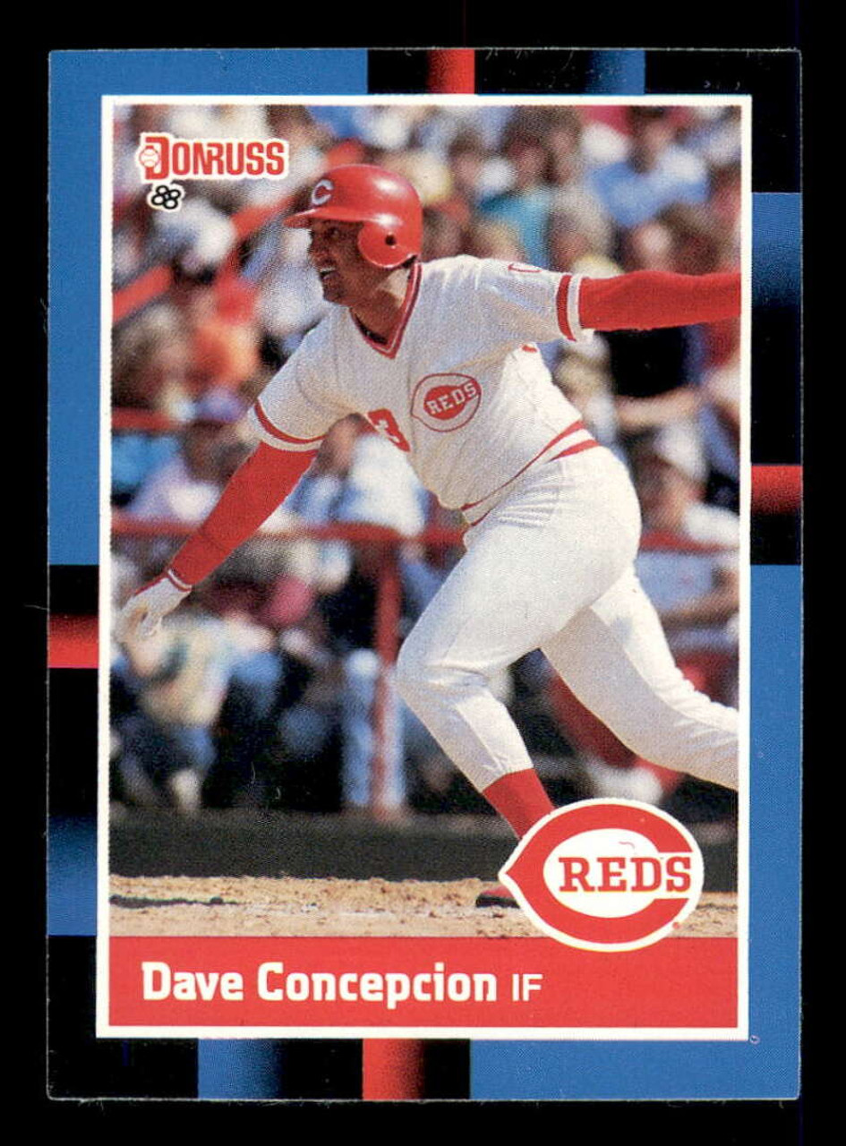 1988 Donruss #329 Dave Concepcion NM-MT Cincinnati Reds - Under