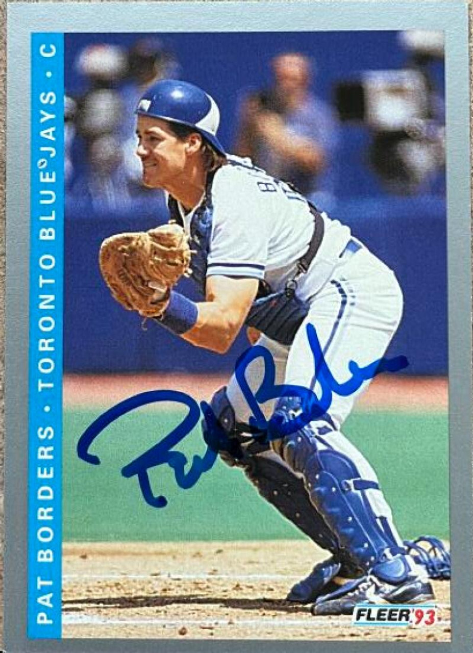 Pat Borders Autographed 1993 Fleer #332 - Under the Radar Sports