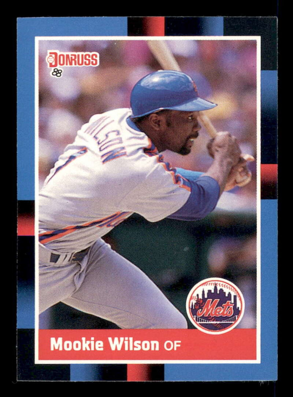 1988 Donruss #652 Mookie Wilson NM-MT SP New York Mets - Under the