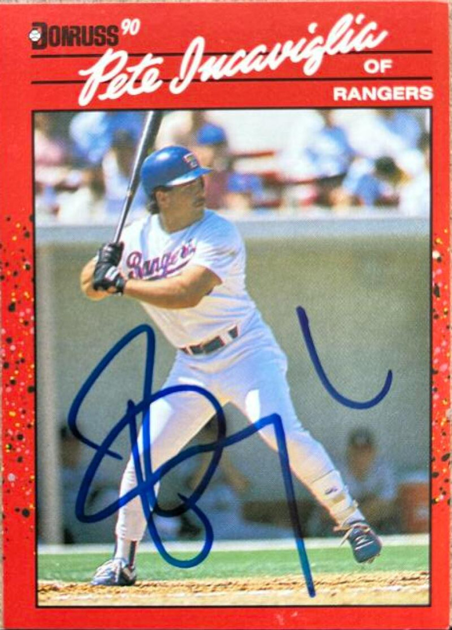 1990 Donruss #48 Pete Incaviglia Texas Rangers Baseball Card