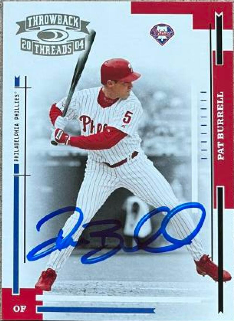 Pat Burrell Signed 2004 Donruss Diamond Kings Baseball Card - Philadel –  PastPros