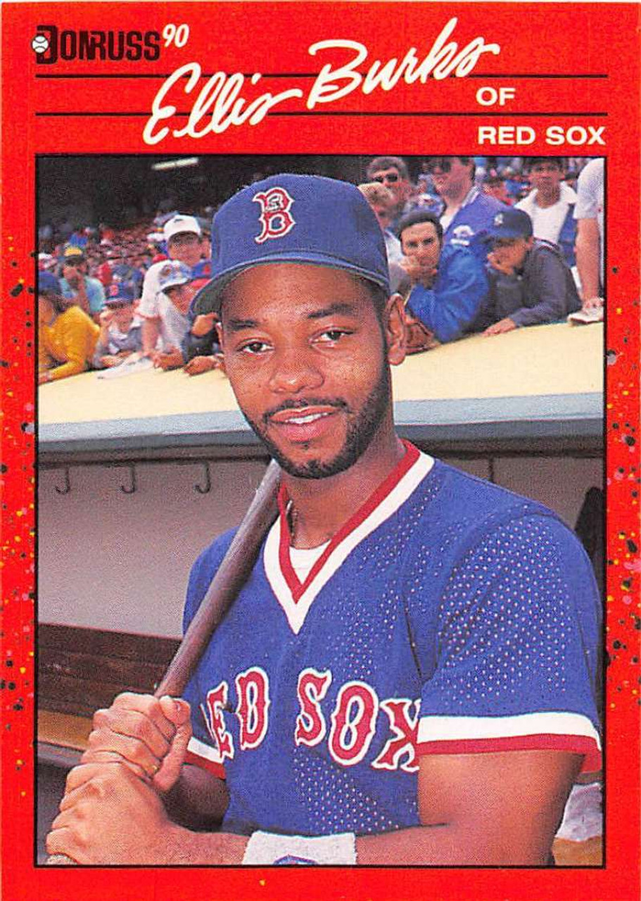 1990 Donruss #228 Ellis Burks NM-MT Boston Red Sox - Under