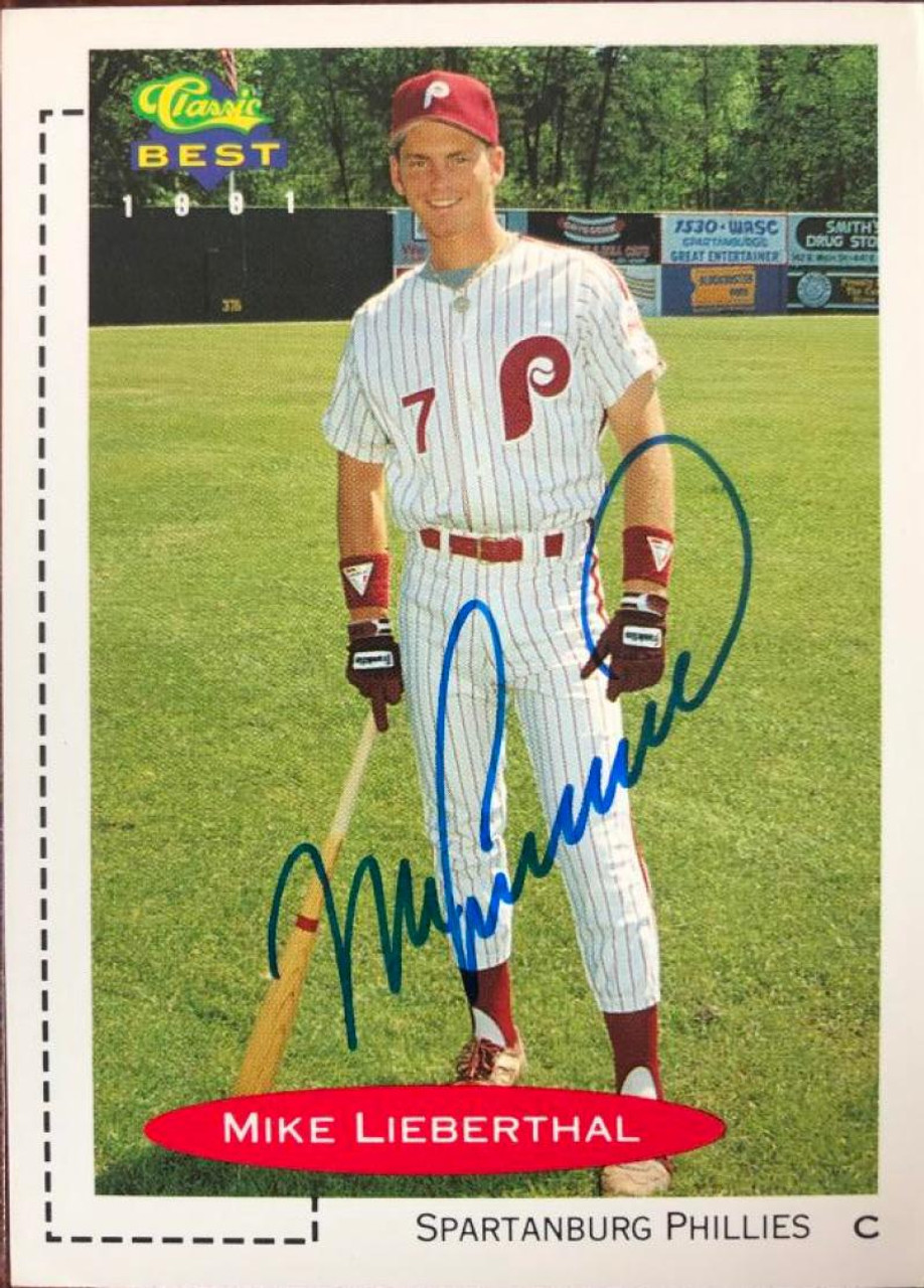 Mike Lieberthal autographed Baseball Card (Philadelphia Phillies