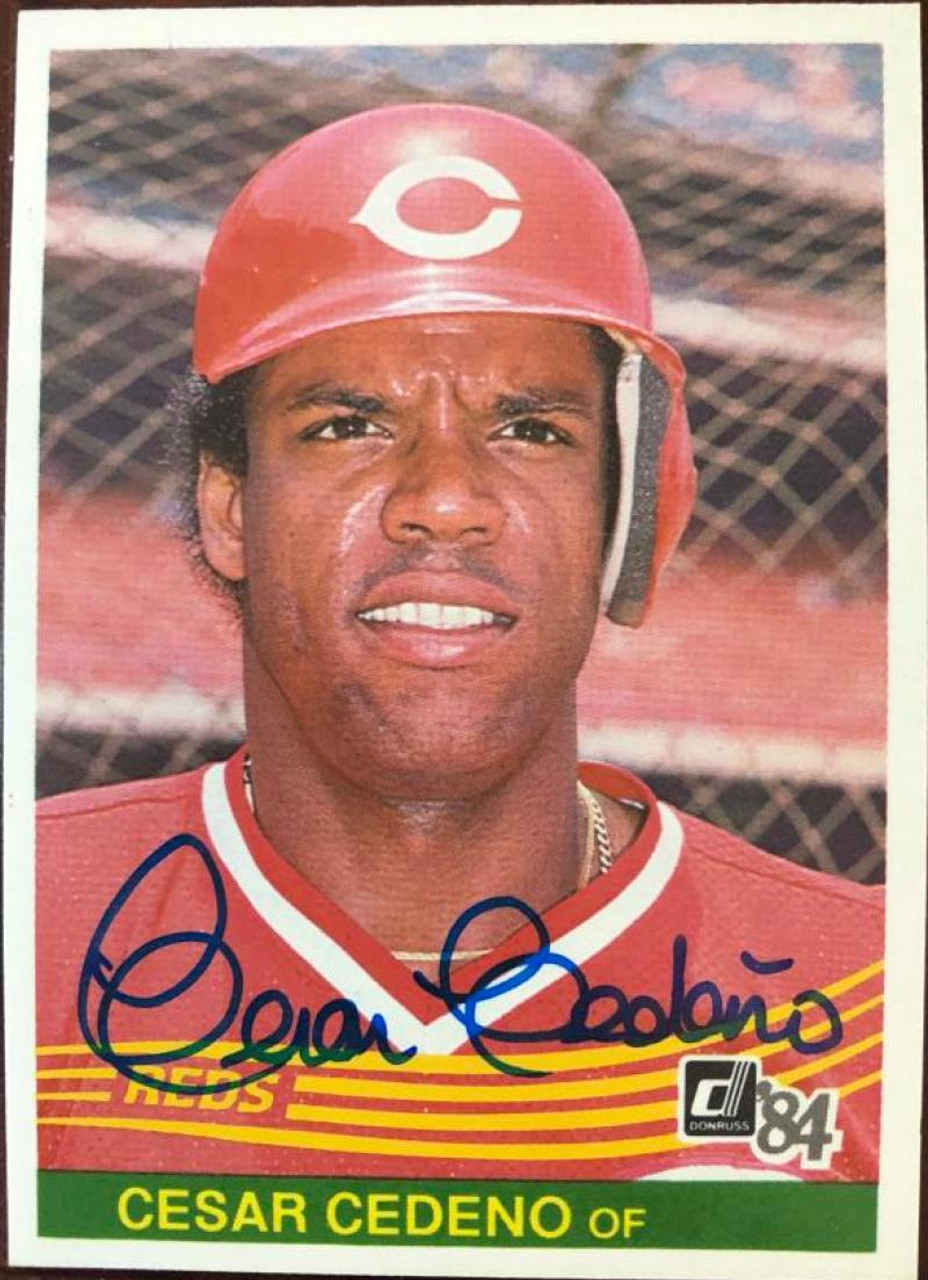 Cesar Cedeno Houston Astros 1980 Baseball Vintage Unsigned -  Norway