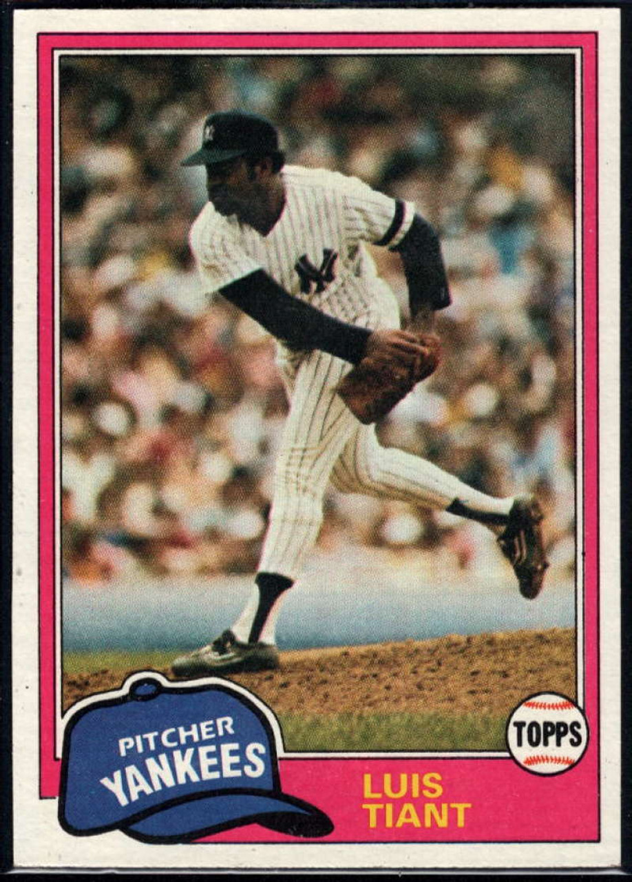 1981 Fleer #82 Luis Tiant VG New York Yankees - Under the Radar Sports