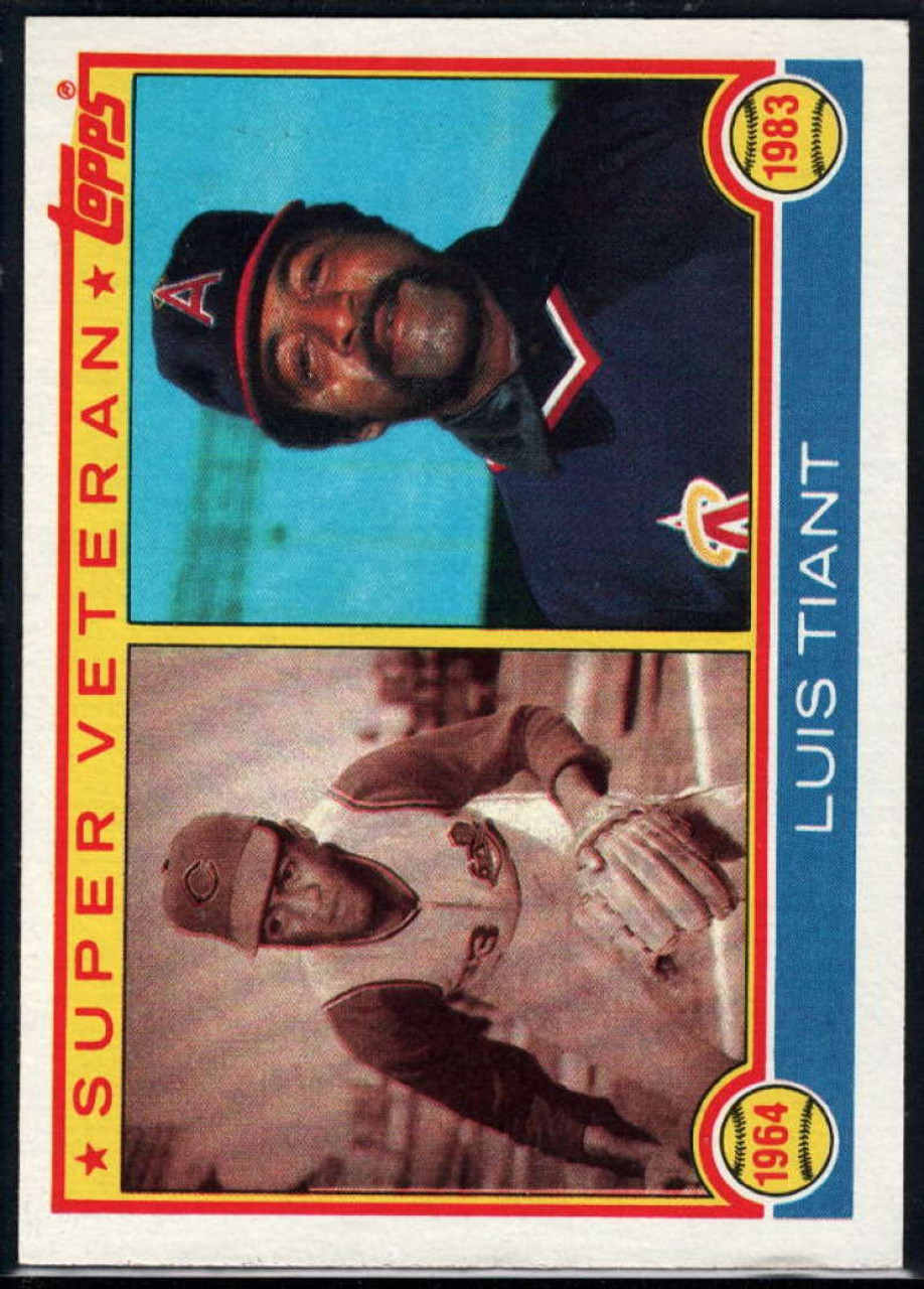 1983 Topps #179 Luis Tiant SV VG Cleveland Indians/California Angels
