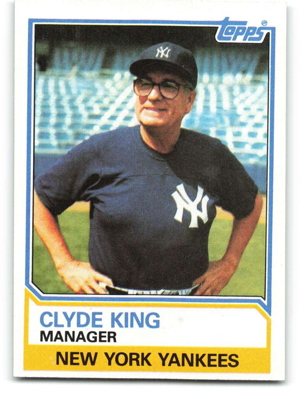 1983 Donruss #486 Ken Griffey Sr. VG New York Yankees