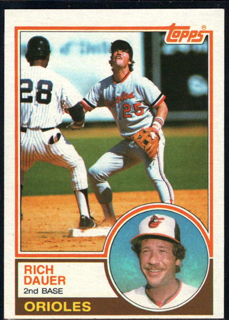 1983 Topps #579 Rich Dauer VG Baltimore Orioles