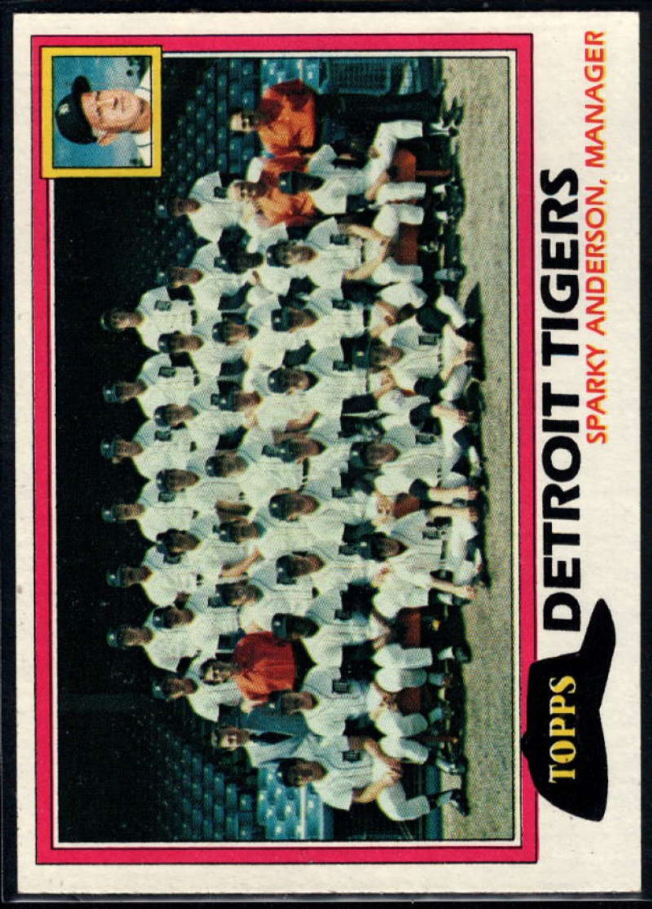 1981 Fleer #460 Sparky Anderson MG VG Detroit Tigers - Under the Radar  Sports