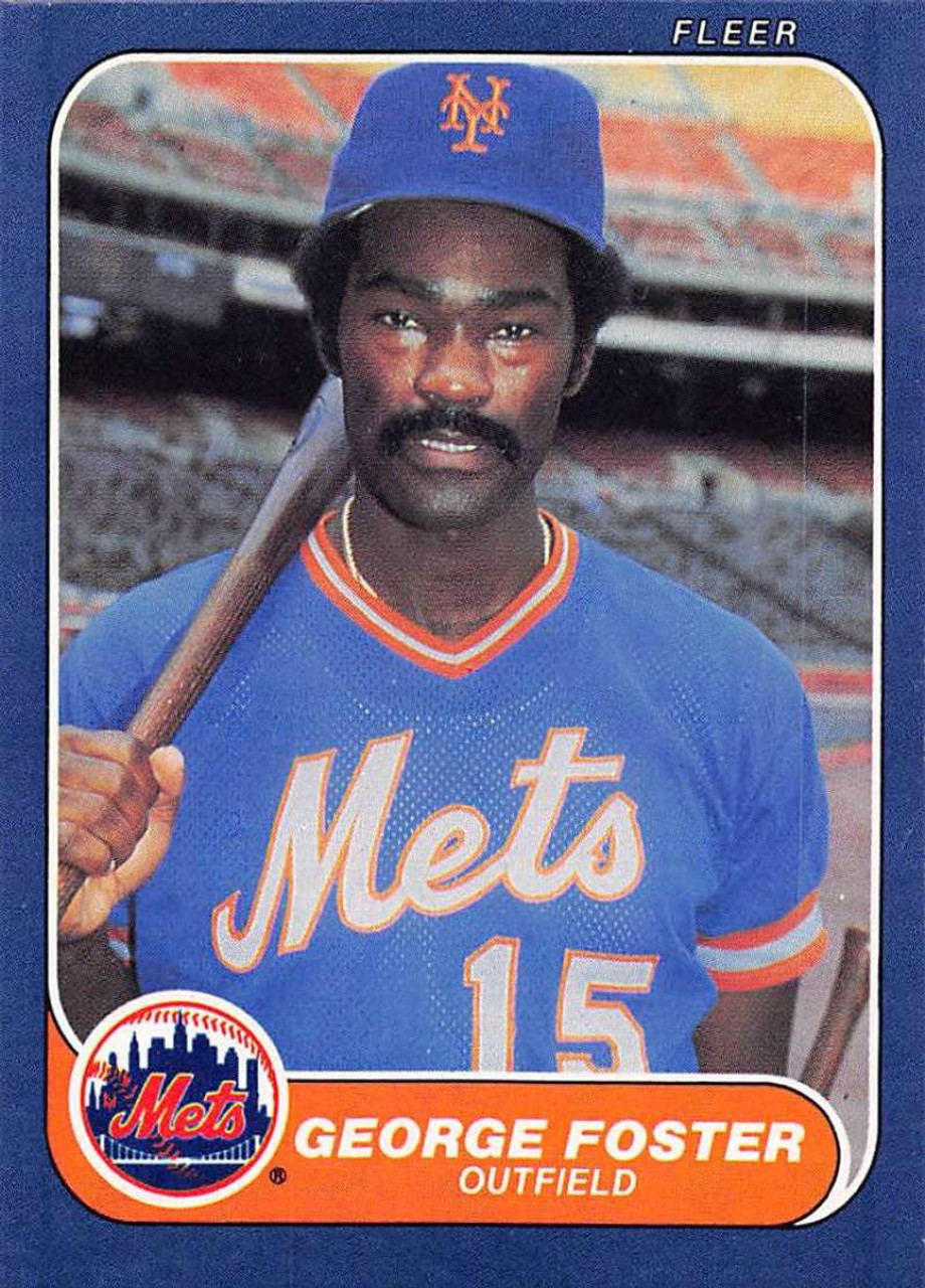 George Foster Signed 1983 Topps Baseball Card - New York Mets