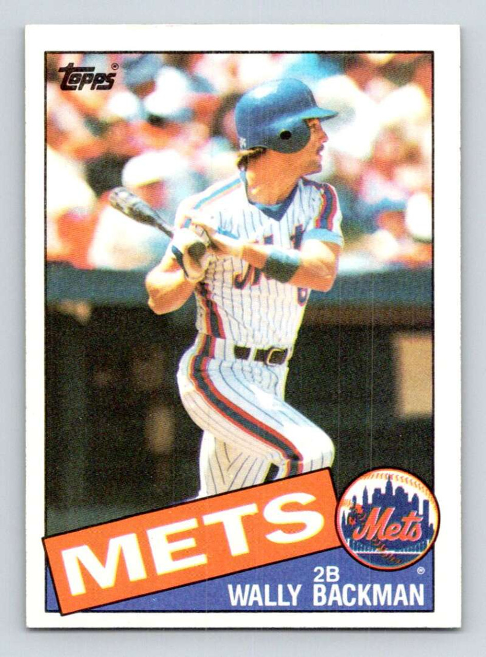 1983 Topps #444 Wally Backman VG New York Mets - Under the Radar Sports