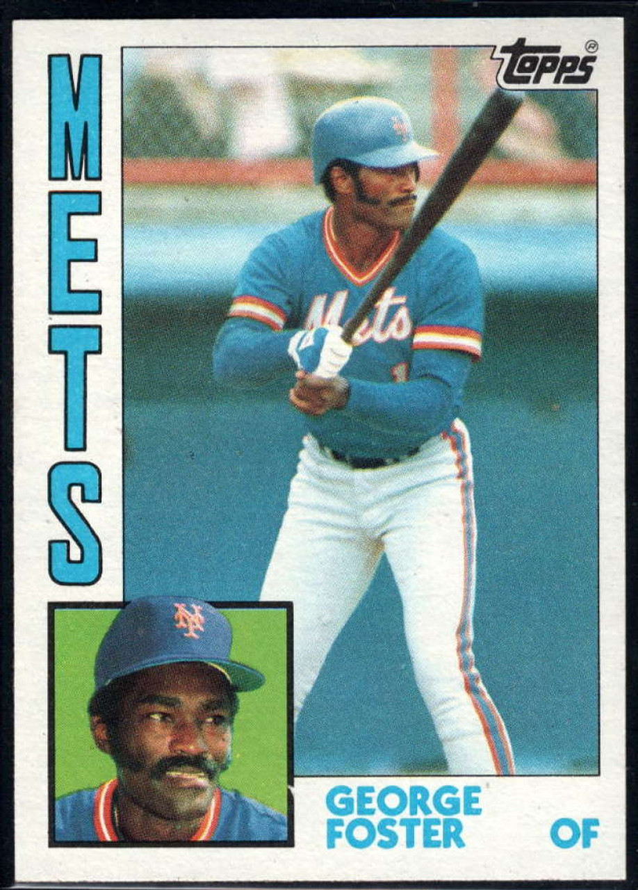 George Foster Signed 1983 Topps Baseball Card - New York Mets