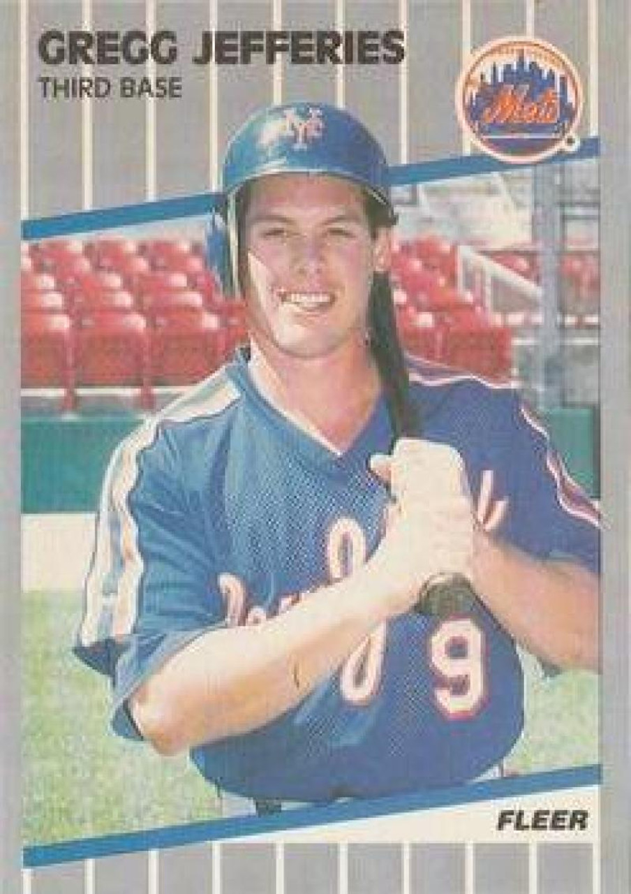 Gregg Jefferies autographed baseball card (New York Mets) 1989 Donriss #35  Rated Rookie