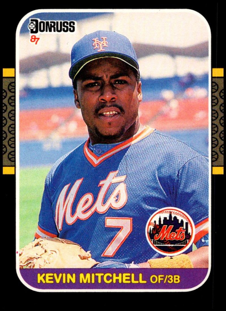  1987 Fleer #17 Kevin Mitchell New York Mets MLB