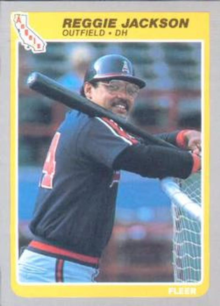 1985 Fleer Reggie Jackson (500th Homer)