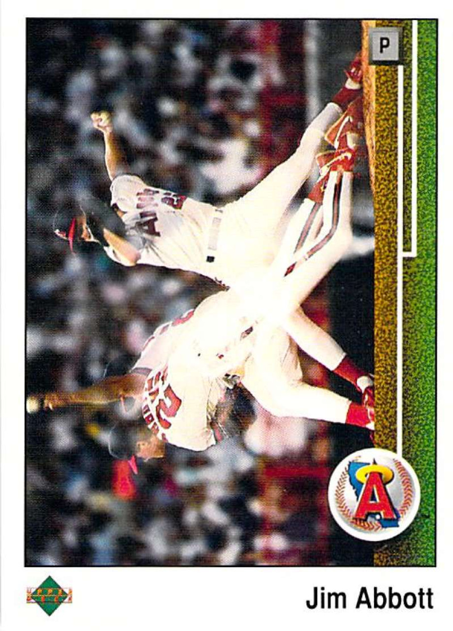 Jim Abbott 1996 Upper Deck #292 California Angels Baseball Card