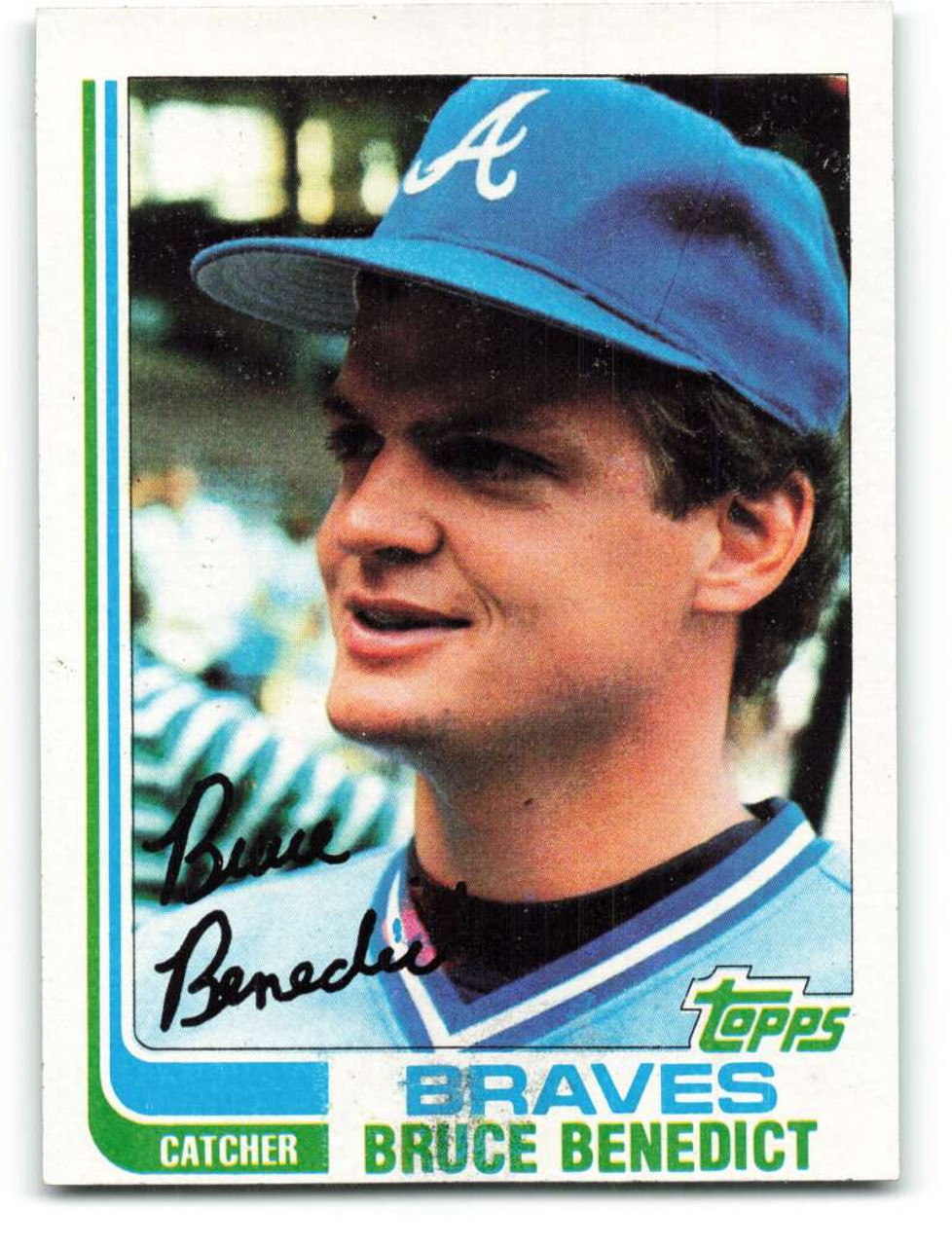 1982 Topps #424 Bruce Benedict VG Atlanta Braves - Under the Radar