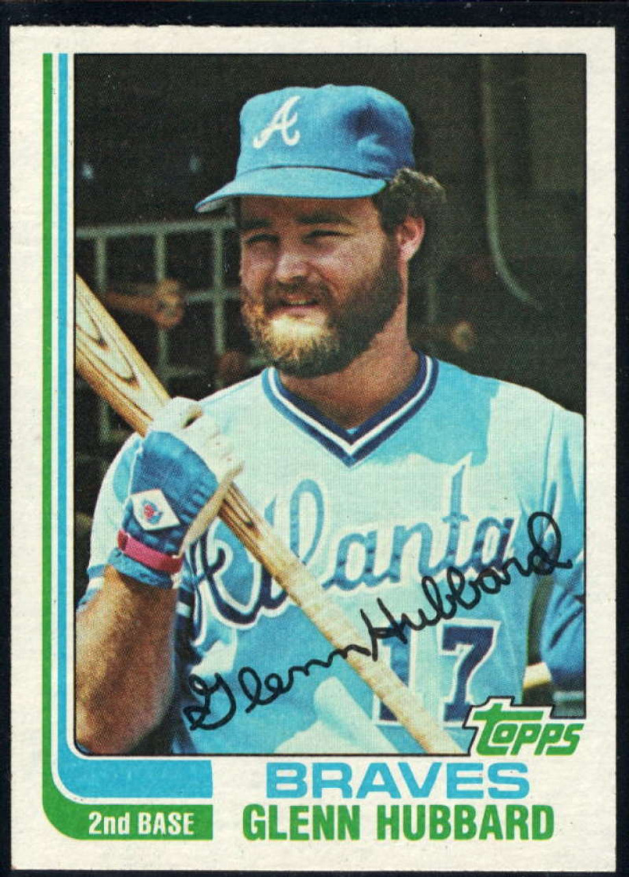 1982 Topps #482 Glenn Hubbard VG Atlanta Braves - Under the Radar Sports