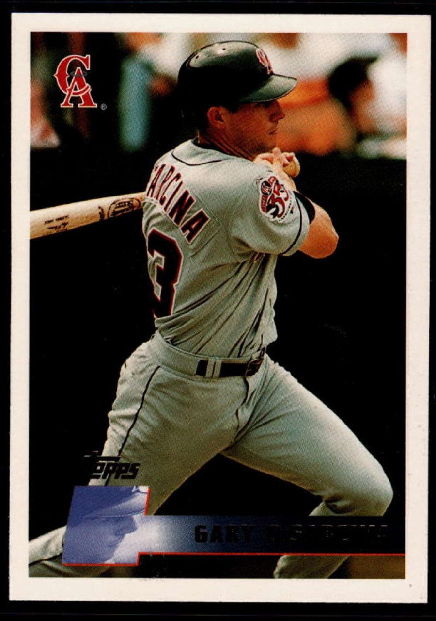 1996 Topps #296 Gary DiSarcina VG California Angels - Under the Radar Sports