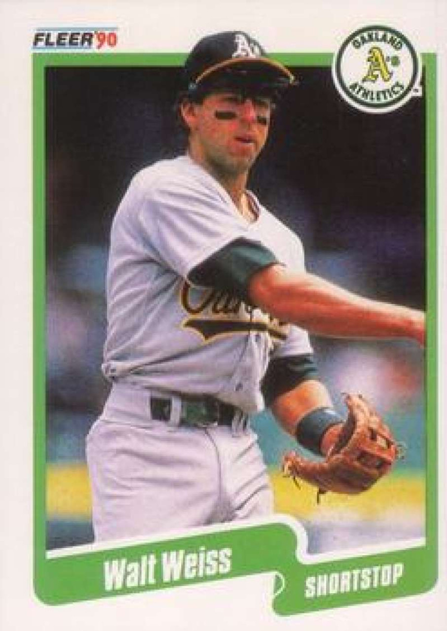 1990 Score #110 Walt Weiss VG Oakland Athletics - Under the Radar