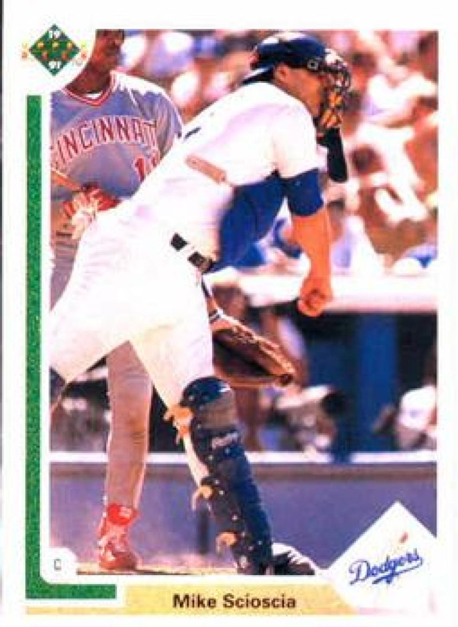 1989 Upper Deck #116 Mike Scioscia VG Los Angeles Dodgers