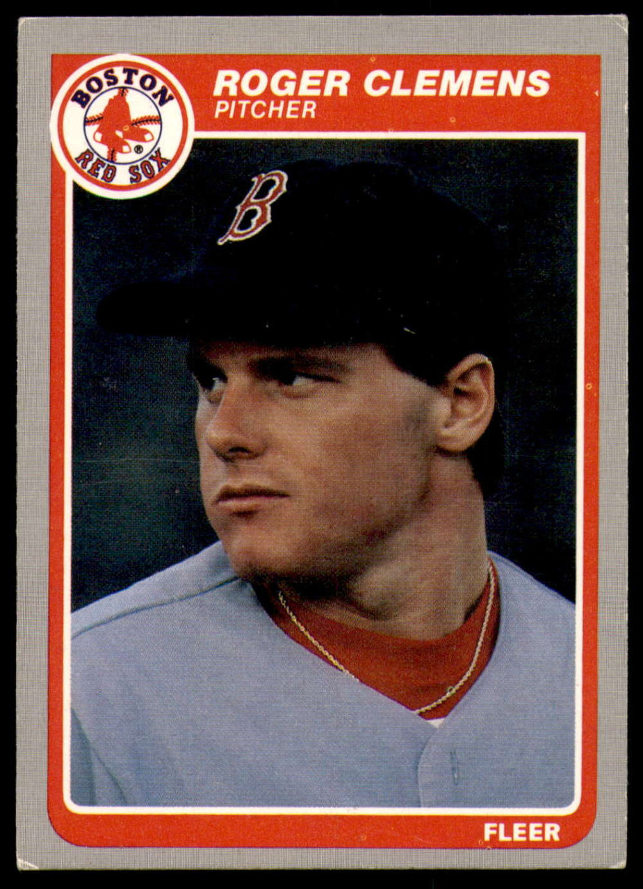 1985 Roger Clemens Topps Rookie Baseball Card