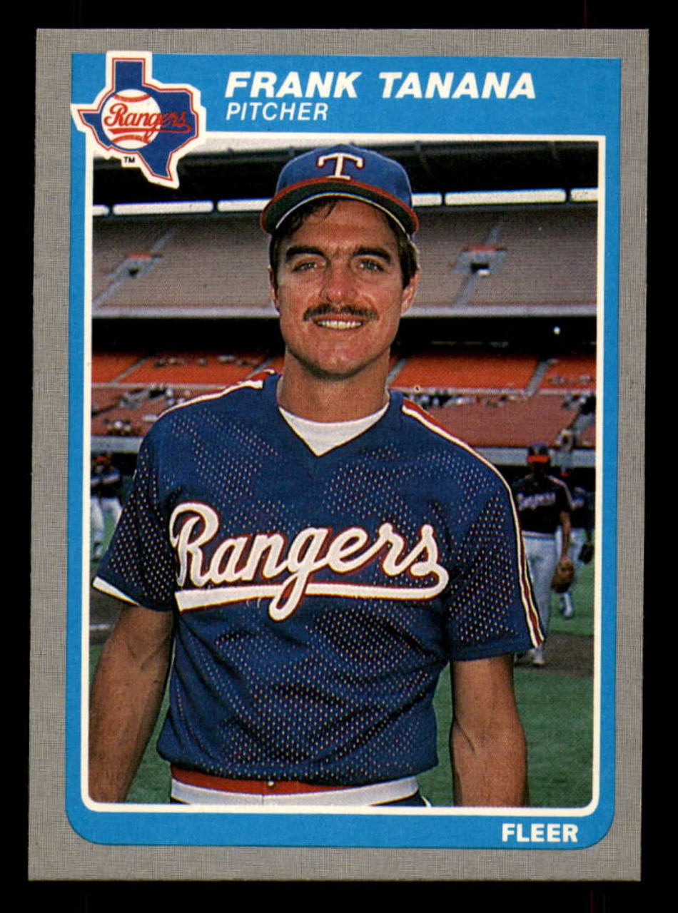 1985 Fleer #570 Frank Tanana VG Texas Rangers