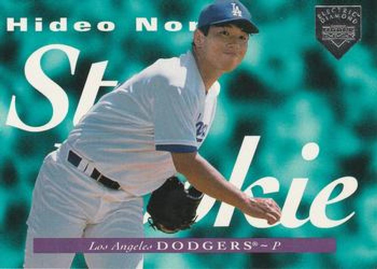 Hideo Nomo Dodgers 95 Bowmans Best Rookie Baseball Card