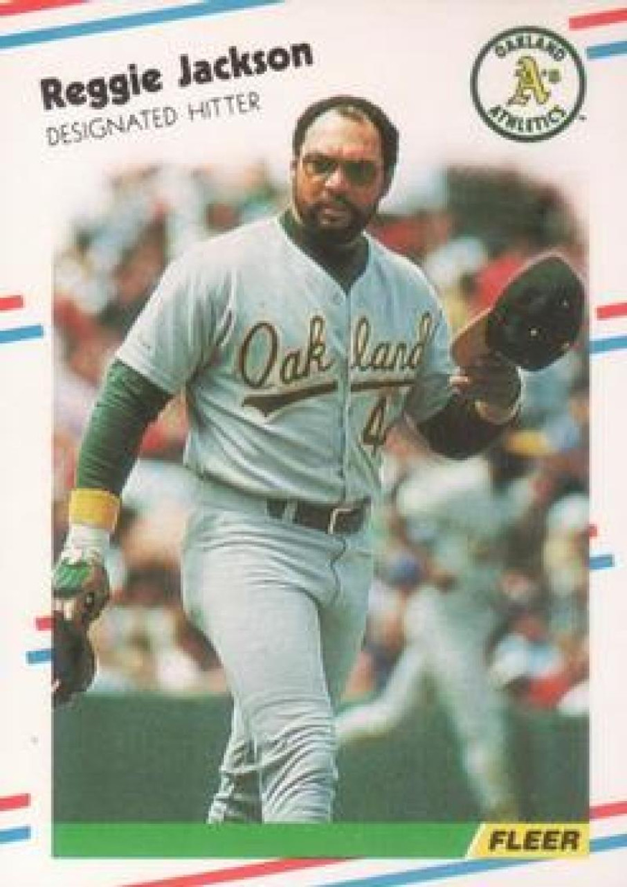  1987 Fleer Update #U-49 Reggie Jackson Oakland