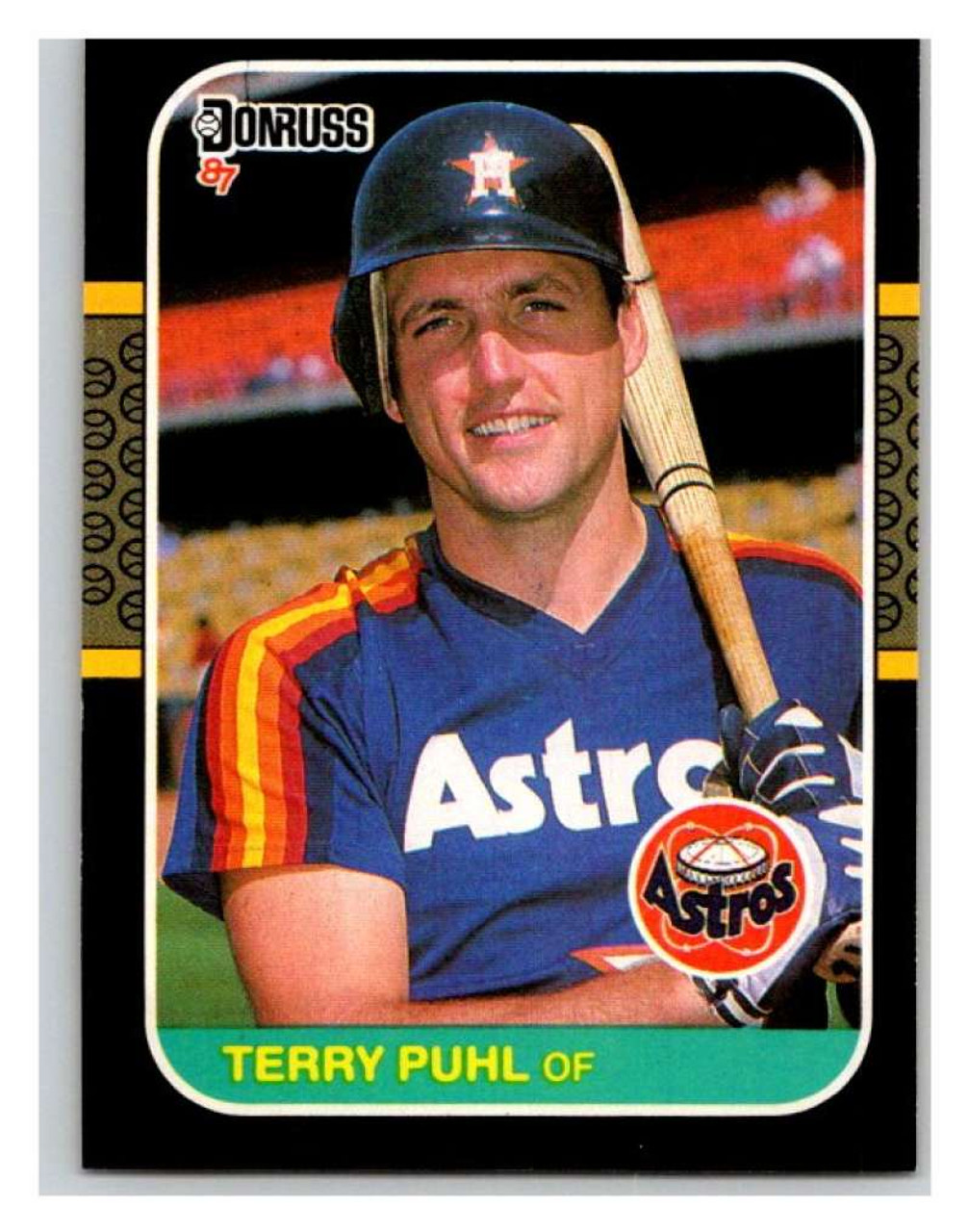 1983 Donruss #167 Terry Puhl VG Houston Astros - Under the Radar