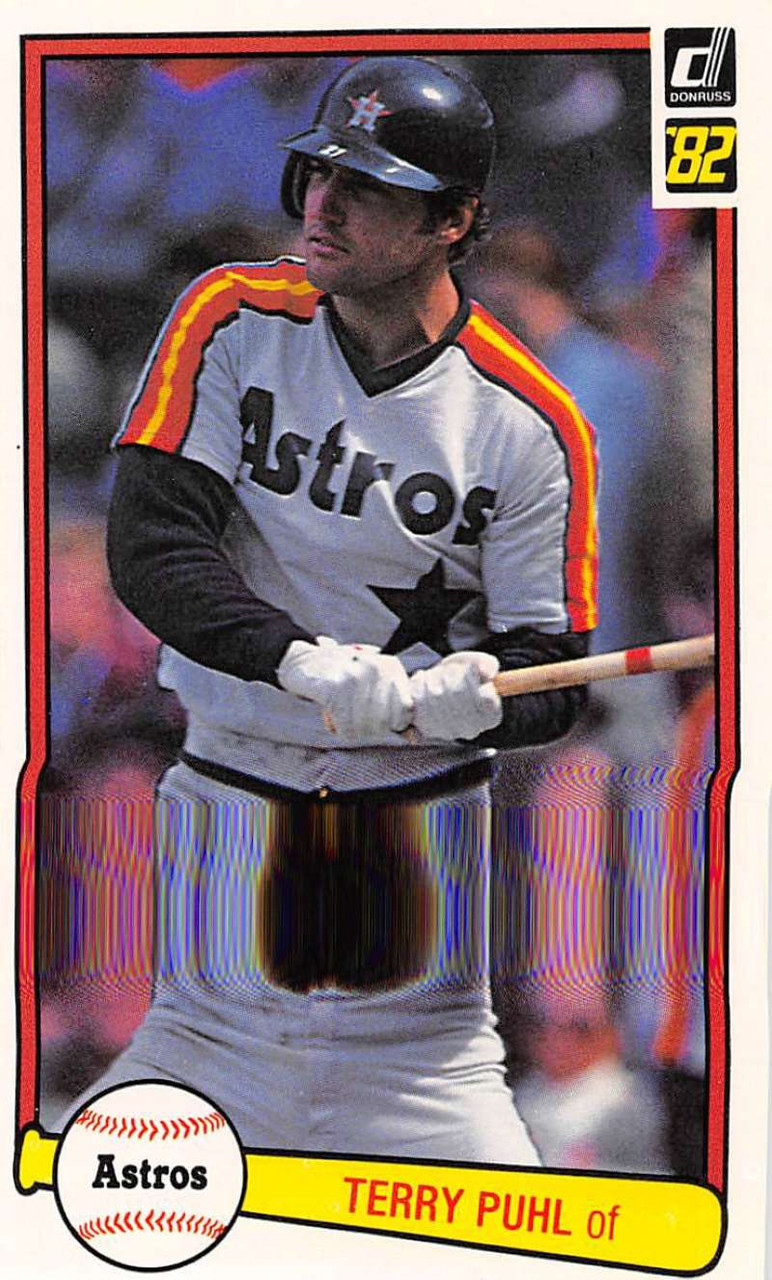 1982 Donruss #370 Terry Puhl VG Houston Astros - Under the Radar Sports