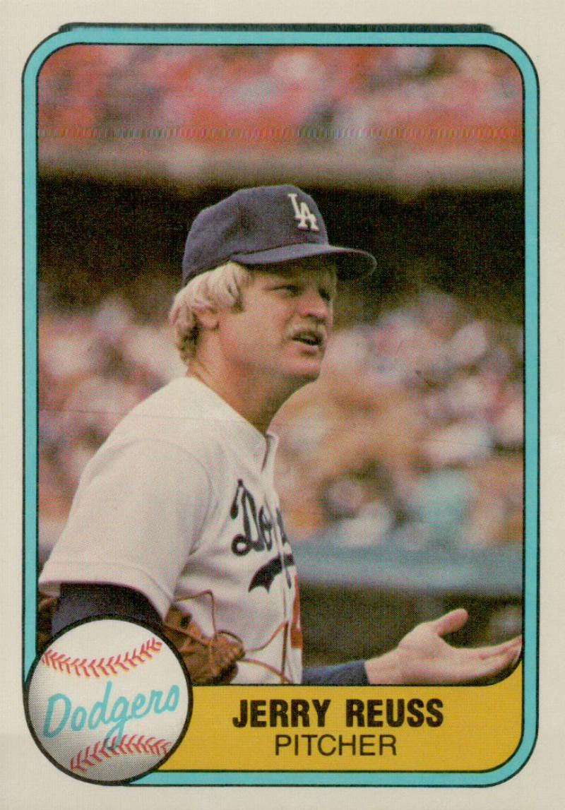 1981 Fleer #118 Jerry Reuss UER VG Los Angeles Dodgers - Under the Radar  Sports