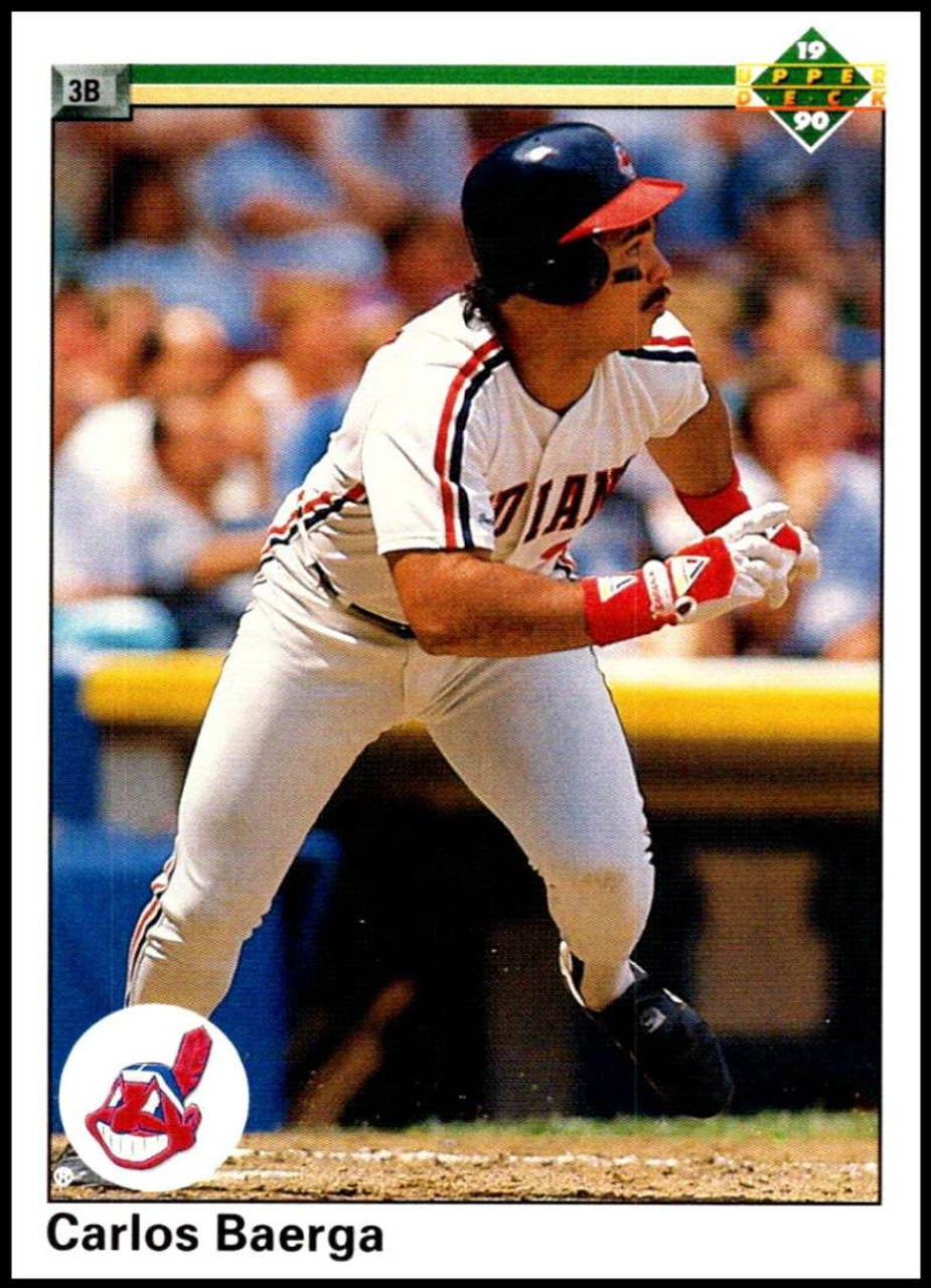 CARLOS BAERGA CLEVELAND INDIANS 3 X ALL STAR ACTION SIGNED 8x10