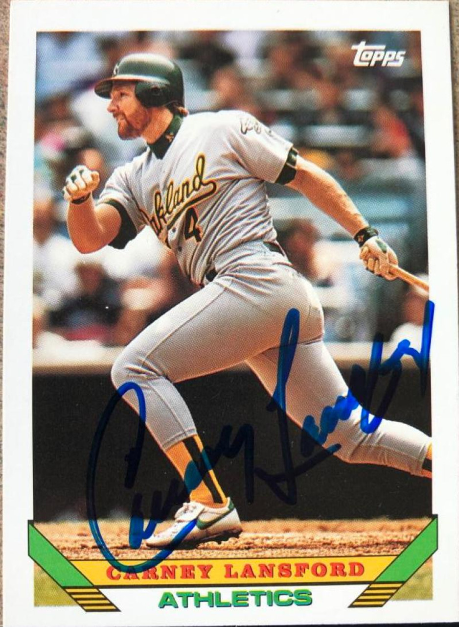 Carney Lansford Autographed 1985 Topps #422 - Under the Radar Sports