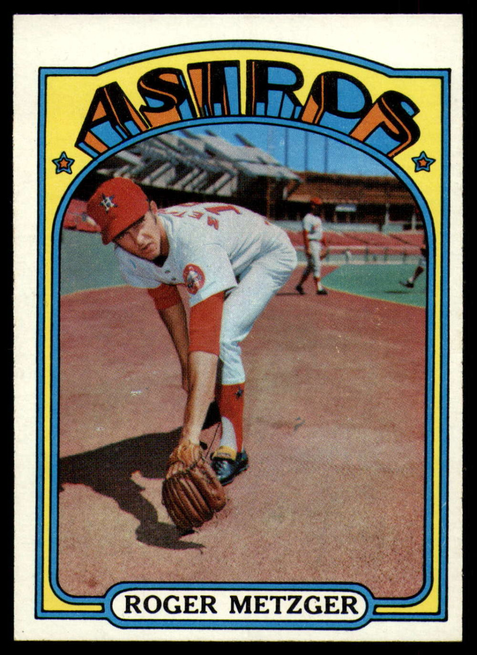 1972 Topps #217 Roger Metzger VG Houston Astros - Under the Radar Sports