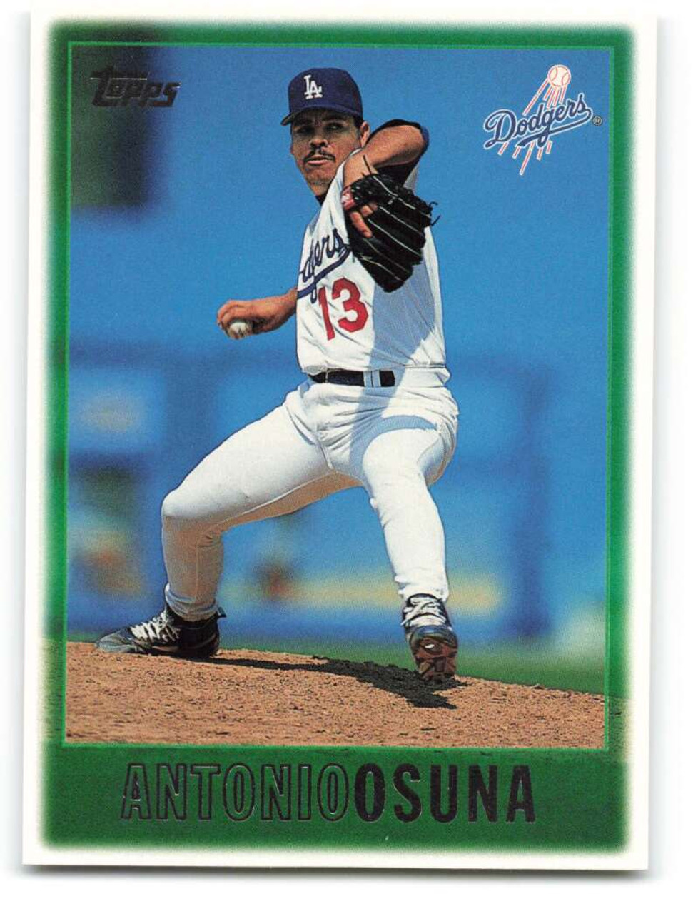 1997 Topps #240 Antonio Osuna VG Los Angeles Dodgers - Under the