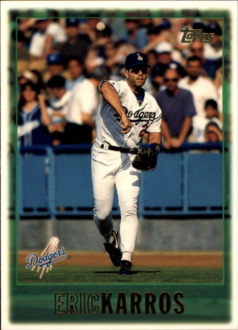 1997 Topps #321 Eric Karros VG Los Angeles Dodgers - Under the Radar Sports