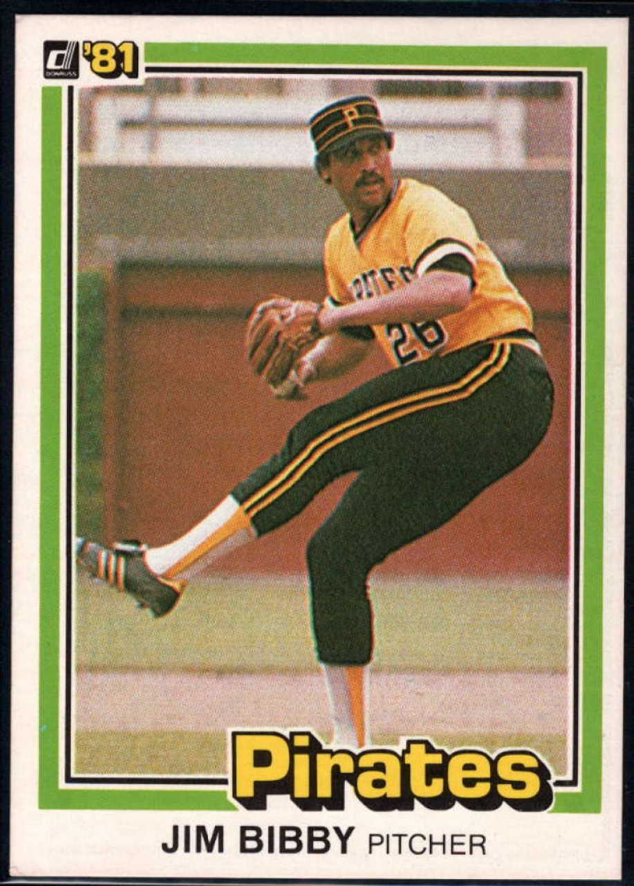 1981 Donruss #134 Jim Bibby NM-MT Pittsburgh Pirates - Under the